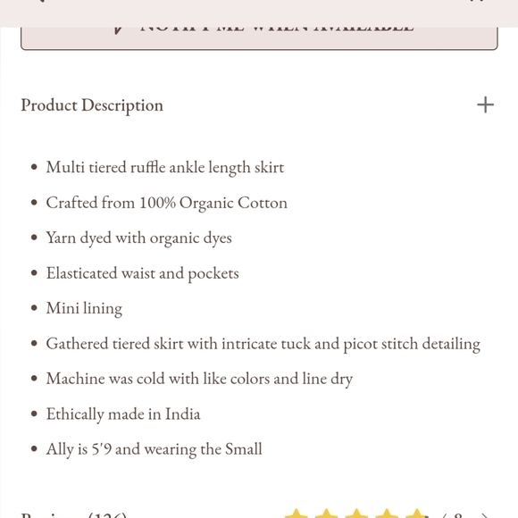 Christy Dawn Gabrielle Skirt - Picture 9 of 9